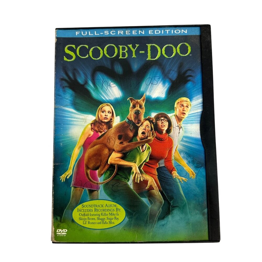 Scooby Doo Movie DVD 2002 Region 1 NTSC Rated PG Warner Bros Full Screen